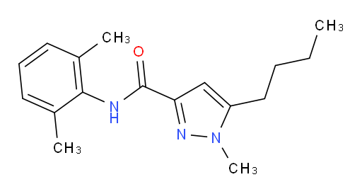 5-butyl-N-(2,6-dimethylphenyl)-1-methyl-1H-pyrazole-3-carboxamide