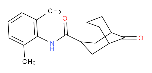 N-(2,6-dimethylphenyl)-9-oxobicyclo[3.3.1]nonane-3-carboxamide