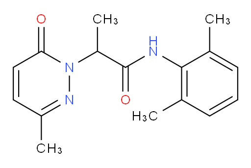 N-(2,6-dimethylphenyl)-2-(3-methyl-6-oxopyridazin-1(6H)-yl)propanamide