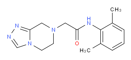 2-(5,6-dihydro-[1,2,4]triazolo[4,3-a]pyrazin-7(8H)-yl)-N-(2,6-dimethylphenyl)acetamide
