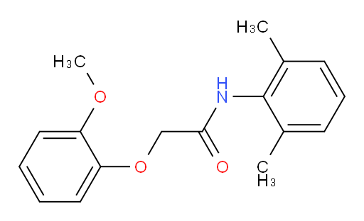 N-(2,6-dimethylphenyl)-2-(2-methoxyphenoxy)acetamide