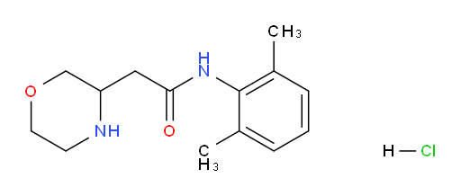 N-(2,6-dimethylphenyl)-2-(morpholin-3-yl)acetamide hydrochloride