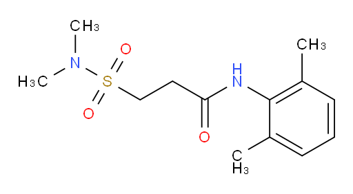 N-(2,6-dimethylphenyl)-3-(N,N-dimethylsulfamoyl)propanamide