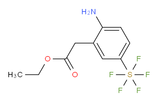 [4-Amino-3-(2-ethoxy-2-oxoethyl)phenyl]sulfur pentafluoride