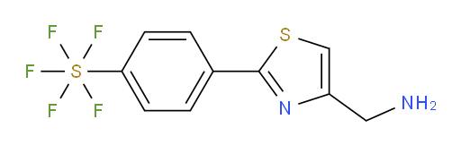 [4-[4-(Aminomethyl)-2-thiazolyl]phenyl]sulfur pentafluoride