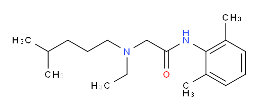 N-(2,6-dimethylphenyl)-2-(ethyl(4-methylpentyl)amino)acetamide