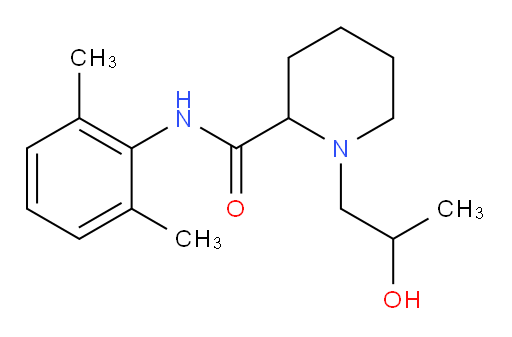 N-(2,6-dimethylphenyl)-1-(2-hydroxypropyl)piperidine-2-carboxamide
