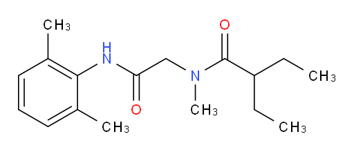 N-(2-((2,6-dimethylphenyl)amino)-2-oxoethyl)-2-ethyl-N-methylbutanamide