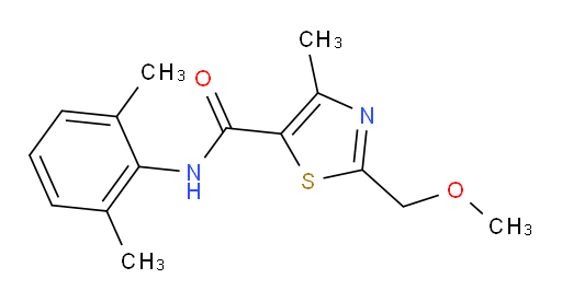 N-(2,6-dimethylphenyl)-2-(methoxymethyl)-4-methylthiazole-5-carboxamide