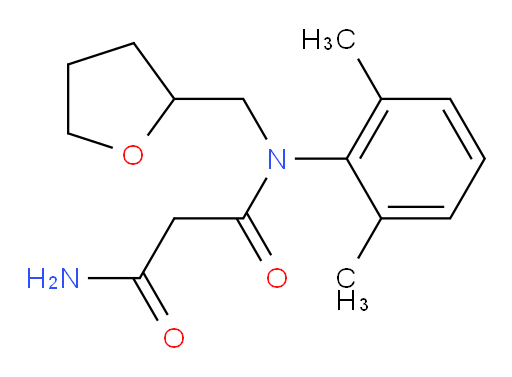 N1-(2,6-dimethylphenyl)-N1-((tetrahydrofuran-2-yl)methyl)malonamide