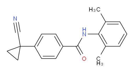 4-(1-cyanocyclopropyl)-N-(2,6-dimethylphenyl)benzamide