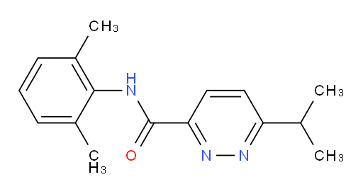 N-(2,6-dimethylphenyl)-6-isopropylpyridazine-3-carboxamide