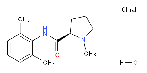 (R)-N-(2,6-dimethylphenyl)-1-methylpyrrolidine-2-carboxamide hydrochloride