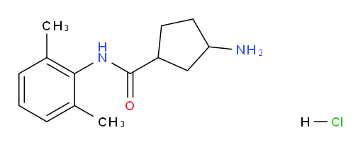 3-amino-N-(2,6-dimethylphenyl)cyclopentanecarboxamide hydrochloride