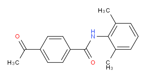 4-acetyl-N-(2,6-dimethylphenyl)benzamide