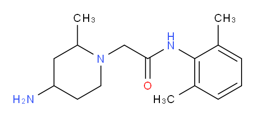 2-(4-amino-2-methylpiperidin-1-yl)-N-(2,6-dimethylphenyl)acetamide