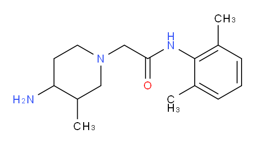 2-(4-amino-3-methylpiperidin-1-yl)-N-(2,6-dimethylphenyl)acetamide