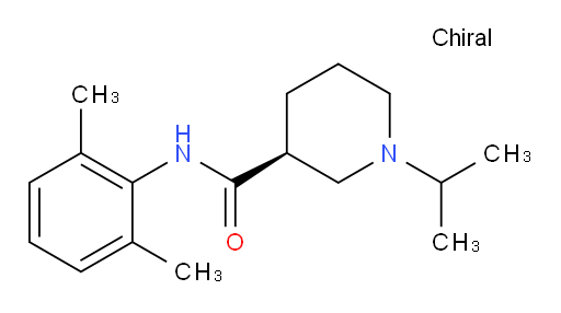 (S)-N-(2,6-dimethylphenyl)-1-isopropylpiperidine-3-carboxamide