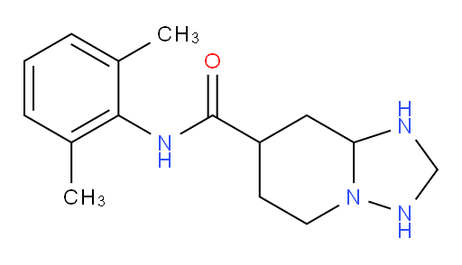 N-(2,6-dimethylphenyl)octahydro-[1,2,4]triazolo[1,5-a]pyridine-7-carboxamide