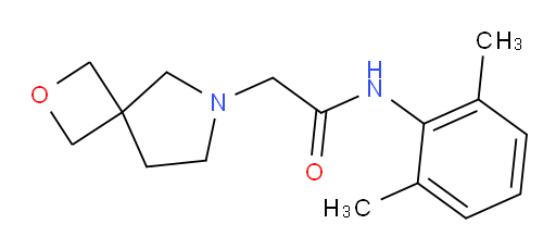 N-(2,6-dimethylphenyl)-2-(2-oxa-6-azaspiro[3.4]octan-6-yl)acetamide