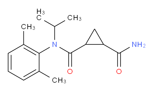 N1-(2,6-dimethylphenyl)-N1-isopropylcyclopropane-1,2-dicarboxamide