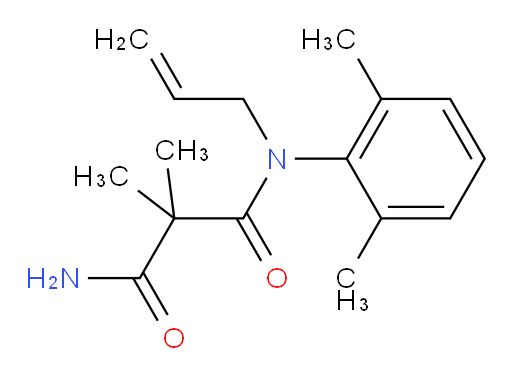 N1-allyl-N1-(2,6-dimethylphenyl)-2,2-dimethylmalonamide