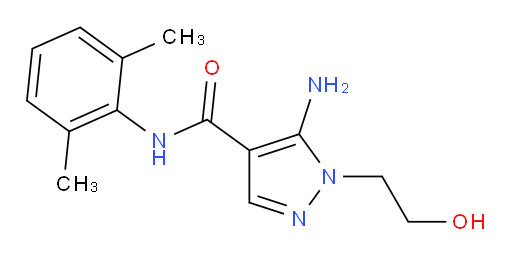 5-amino-N-(2,6-dimethylphenyl)-1-(2-hydroxyethyl)-1H-pyrazole-4-carboxamide