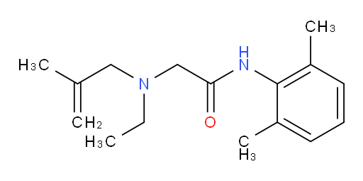 N-(2,6-dimethylphenyl)-2-(ethyl(2-methylallyl)amino)acetamide