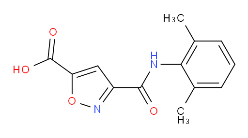 3-((2,6-dimethylphenyl)carbamoyl)isoxazole-5-carboxylic acid