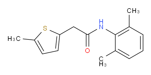 N-(2,6-dimethylphenyl)-2-(5-methylthiophen-2-yl)acetamide