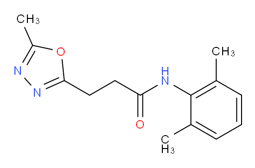 N-(2,6-dimethylphenyl)-3-(5-methyl-1,3,4-oxadiazol-2-yl)propanamide