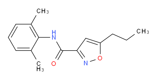 N-(2,6-dimethylphenyl)-5-propylisoxazole-3-carboxamide