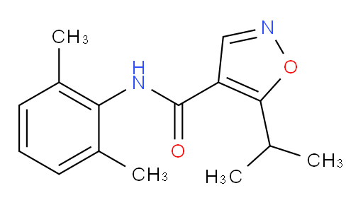 N-(2,6-dimethylphenyl)-5-isopropylisoxazole-4-carboxamide