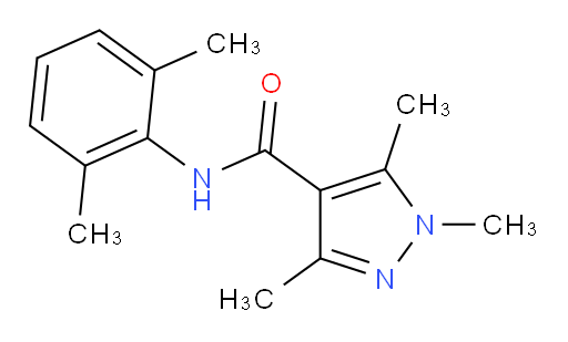 N-(2,6-dimethylphenyl)-1,3,5-trimethyl-1H-pyrazole-4-carboxamide