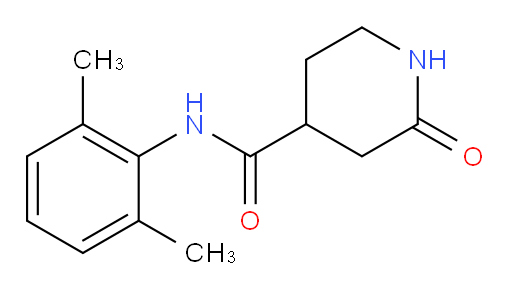 N-(2,6-dimethylphenyl)-2-oxopiperidine-4-carboxamide