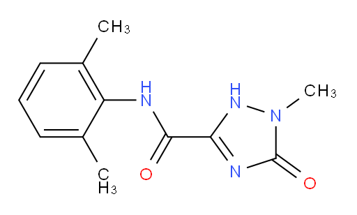 N-(2,6-dimethylphenyl)-1-methyl-5-oxo-2,5-dihydro-1H-1,2,4-triazole-3-carboxamide