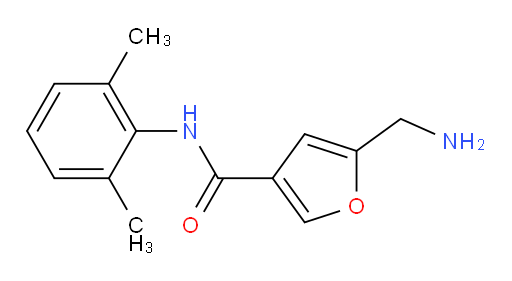 5-(aminomethyl)-N-(2,6-dimethylphenyl)furan-3-carboxamide
