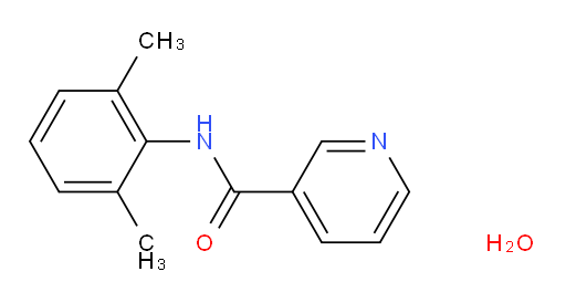 N-(2,6-dimethylphenyl)nicotinamide hydrate
