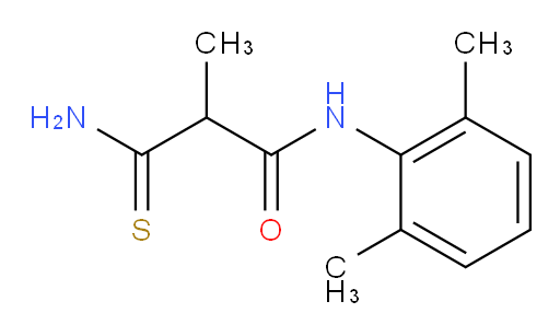 3-amino-N-(2,6-dimethylphenyl)-2-methyl-3-thioxopropanamide