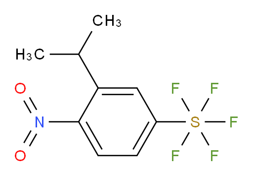 [3-(1-methylethyl)-4-nitrophenyl]sulfur pentafluoride