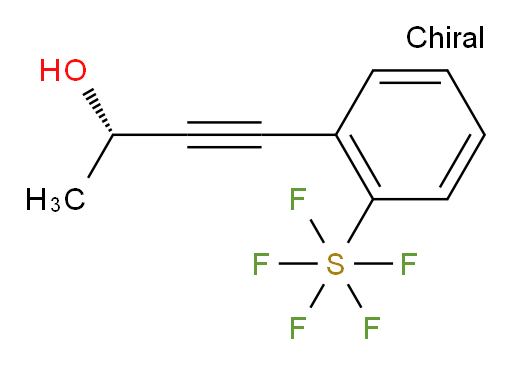 (S)-4-(2-(pentafluoromercapto)phenyl)but-3-yn-2-ol
