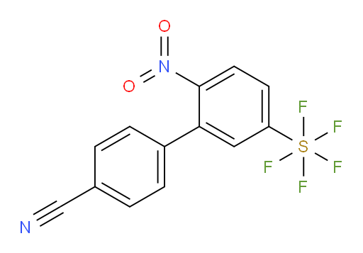 (4'-Cyano-6'-nitro-biphenyl-3-yl)sulfur pentafluoride
