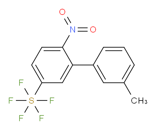 (3'-methyl-6-nitro-biphenyl-3-yl)sulfur pentafluoride