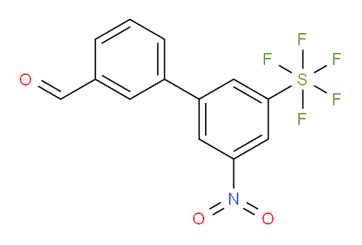 (3'-formyl-5-nitro-biphenyl-3-yl)sulfur pentafluoride