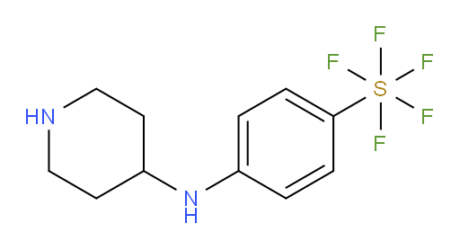 4-(piperidin-4-ylamino)(pentafluoromercapto)benzene