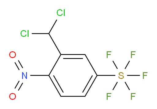 [3-(Dichloromethyl)-4-nitrophenyl]sulfur pentafluoride