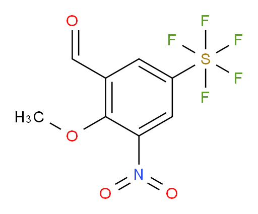 (3-formyl-4-methoxy-5-nitrophenyl)sulfur pentafluoride