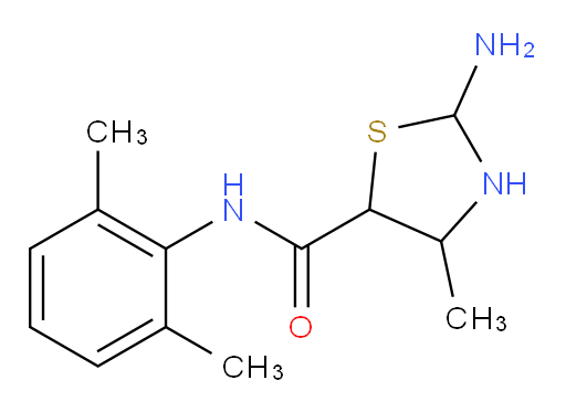 2-amino-N-(2,6-dimethylphenyl)-4-methylthiazolidine-5-carboxamide