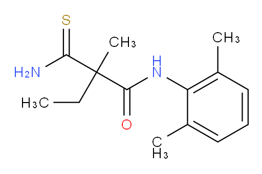 2-carbamothioyl-N-(2,6-dimethylphenyl)-2-methylbutanamide