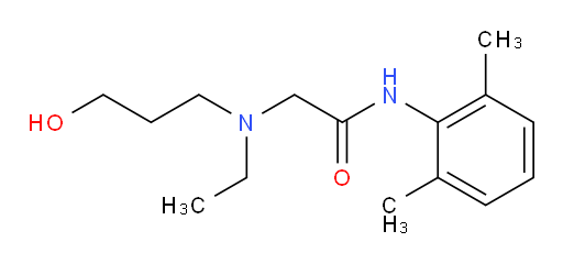 N-(2,6-dimethylphenyl)-2-(ethyl(3-hydroxypropyl)amino)acetamide